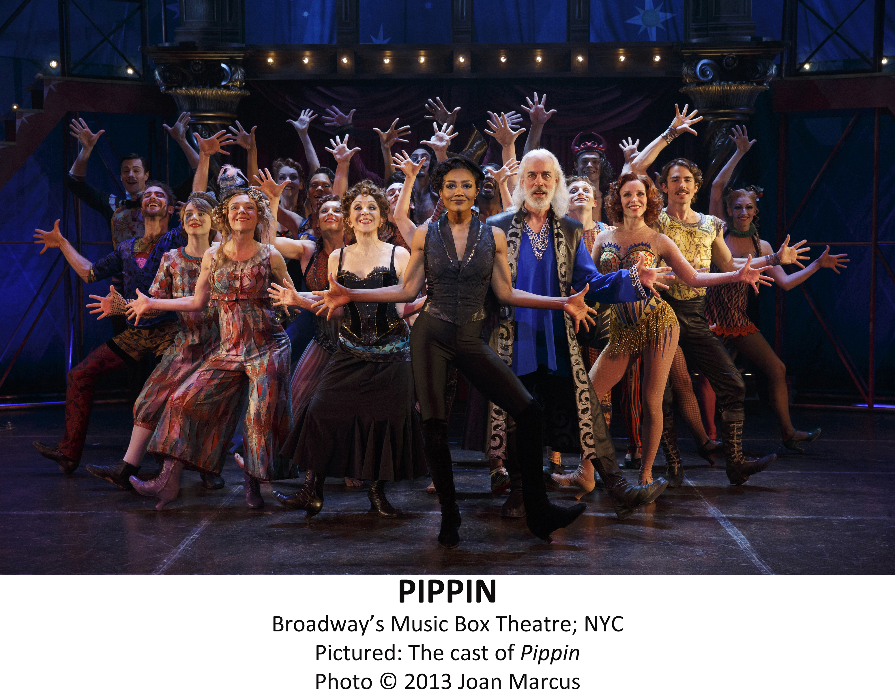 The Broadway cast of 'Pippin' in 2013 | JOAN MARCUS