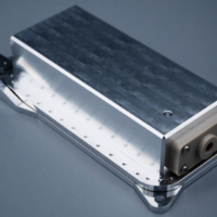 External view of the ultra-compact cell culture module. About the size of a smartphone, the payload integrates IDDK's lensless microscopy technology to observe microalgae such as Euglena in orbit aboard the Aoba satellite.